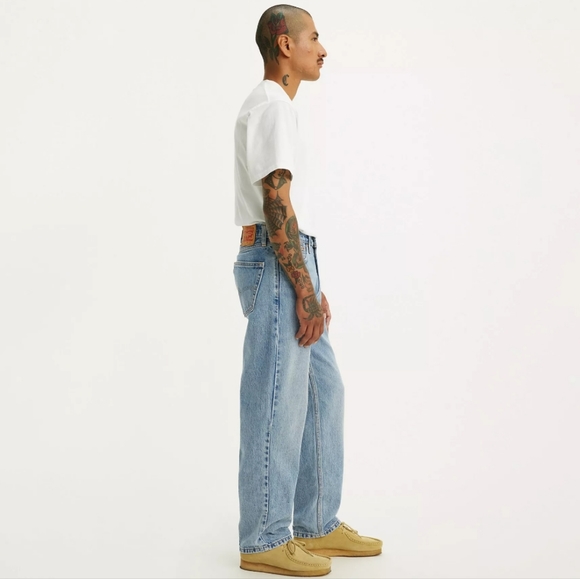 Vintage LEVI'S 550 Relaxed Fit Tapered Leg Baggy Oversized Denim Blue Dad Jeans - Picture 13 of 17